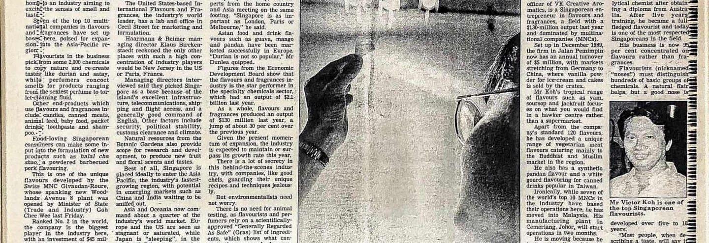 VKA flavour ingredients