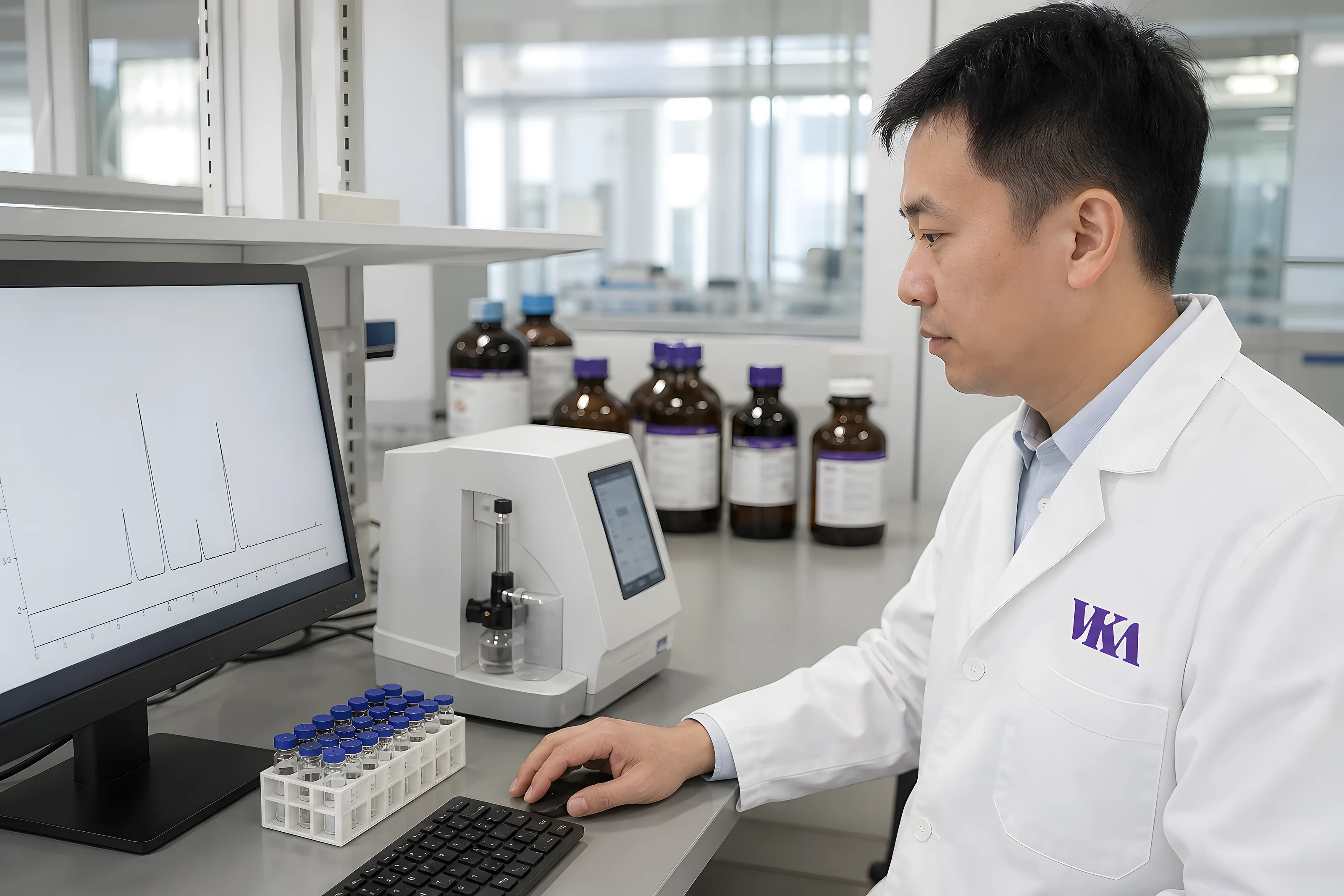 Analytical instruments in the VKA quality lab