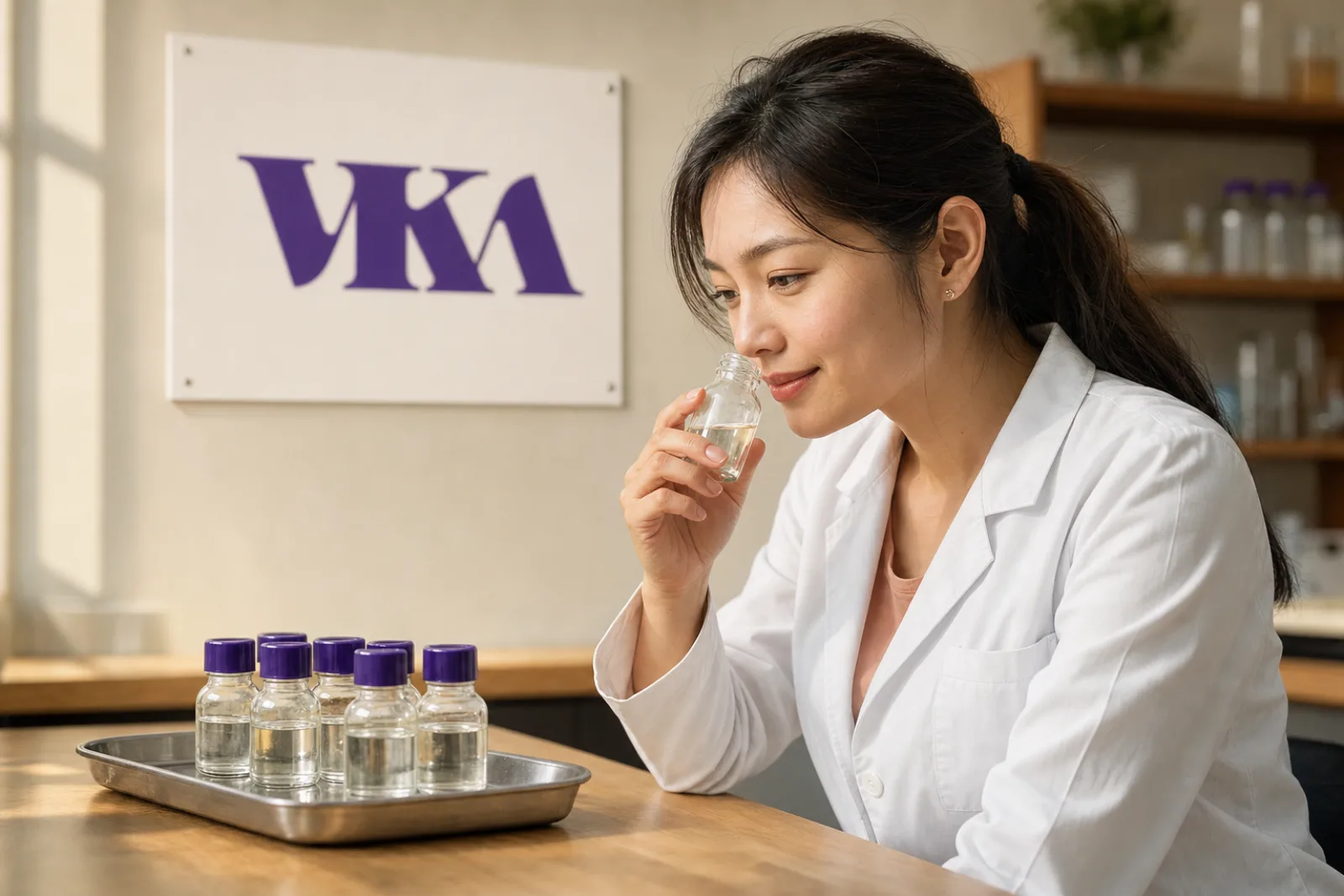 Pekerja di fasilitas produksi VKA
