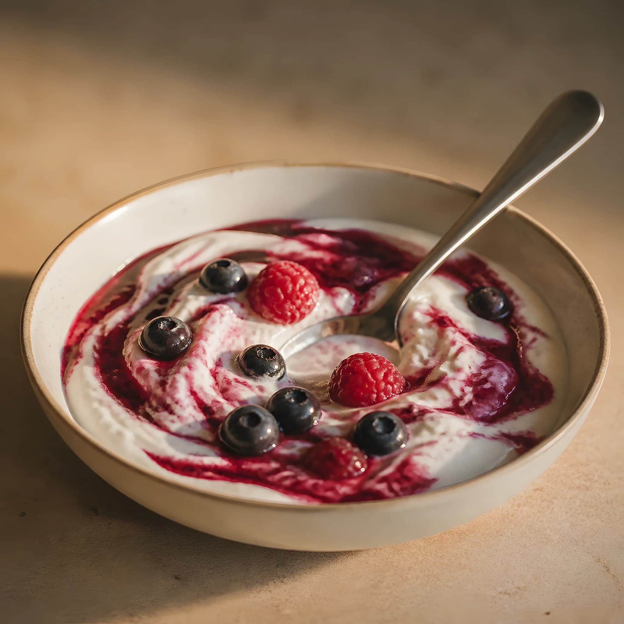 Creamy textured food products