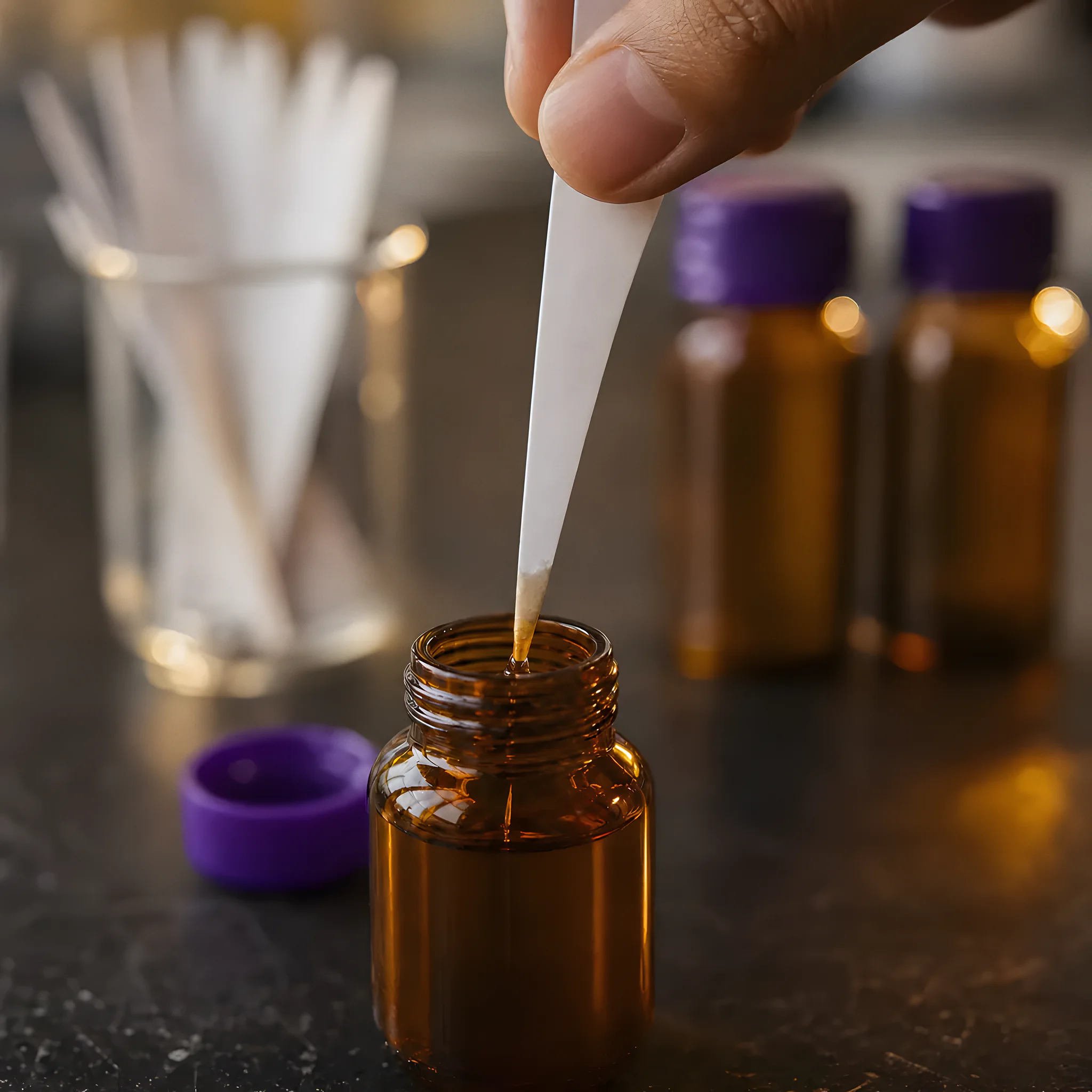 Flavour essence in laboratory setting