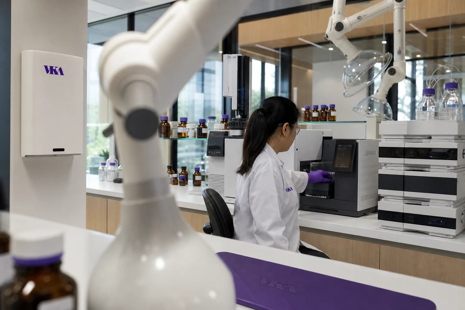 Analytical laboratory used to characterise off-notes in active ingredients