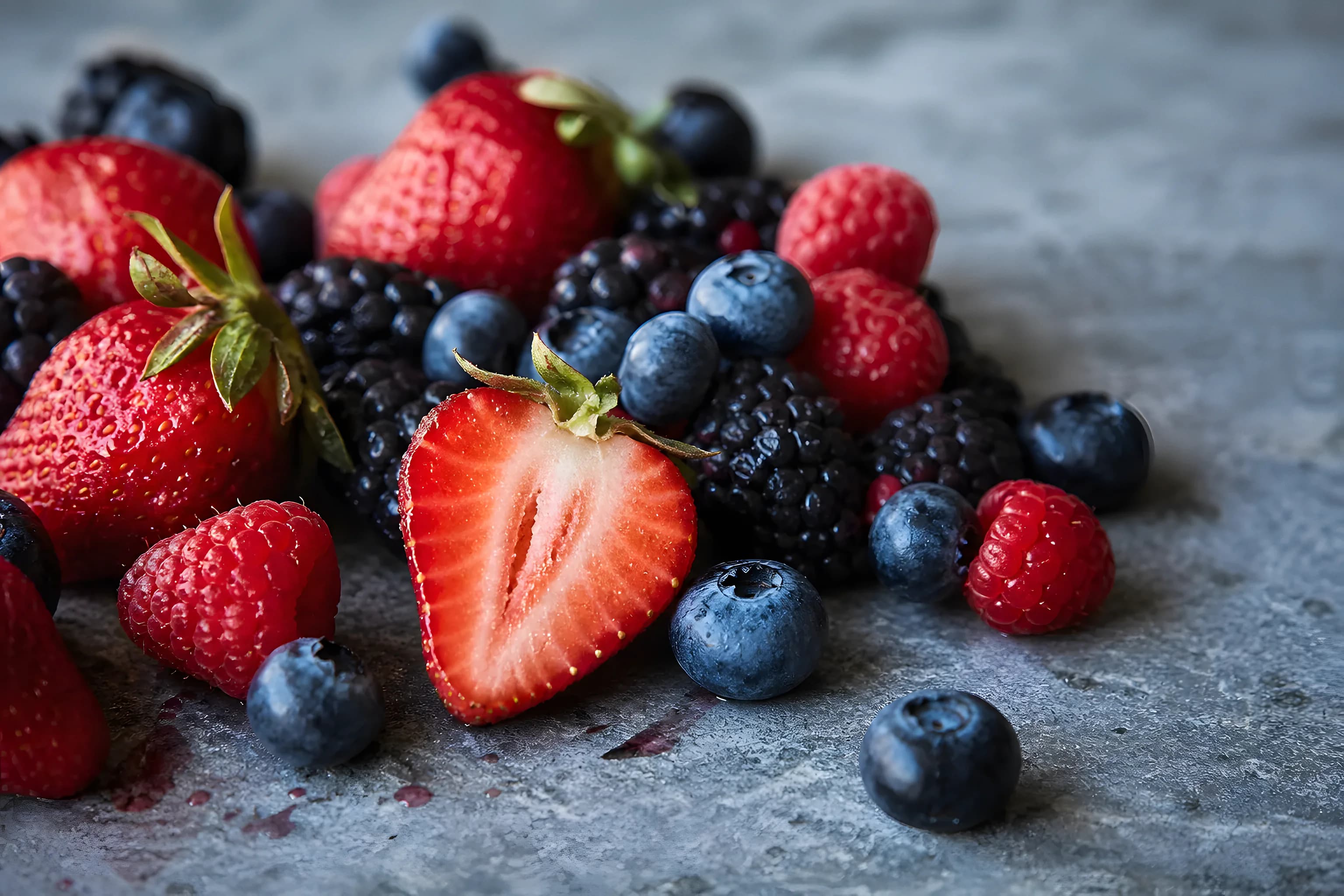 Vibrant fruits representing VKA colour portfolio